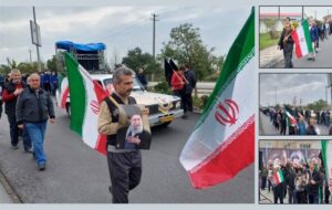 پرچم کار در کنارِ پرچم ولایت؛ کارگران رشت عهدی دوباره با رهبری بستند