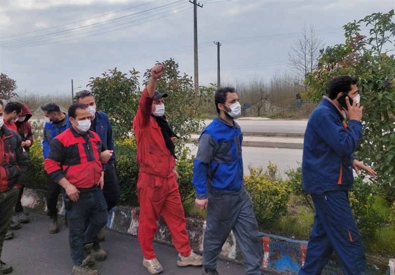 پرچم کار در کنارِ پرچم ولایت؛ کارگران رشت عهدی دوباره با رهبری بستند