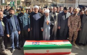 پیکر شهید محمدناصر شیراوند در نهاوند و روستای گیل‌آباد تشیع شد