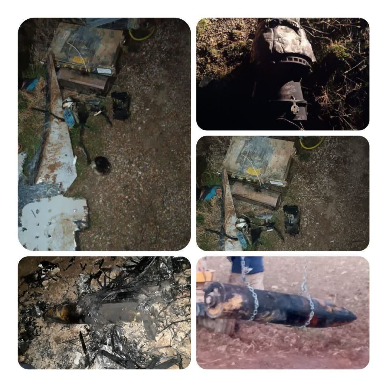 انهدام 3 موشک سنگرشکن GBU57 آمریکایی