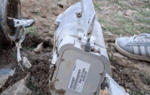 انهدام یک فروند موشک متخاصم دشمن در آسمان باشت