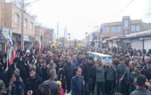 تشییع باشکوه 3 شهید حملات آمریکایی ـ صهیونی در آذربایجان غربی