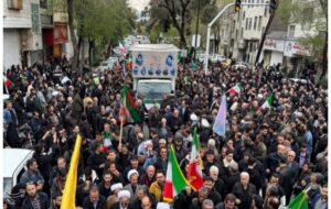 تشییع باشکوه شهدای حمله وحشیانه آمریکایی_صهیونیستی در شهر ری