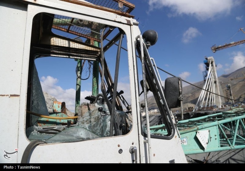 تصاویر پل B1 کرج پس از حمله آمریکایی ـ صهیونی