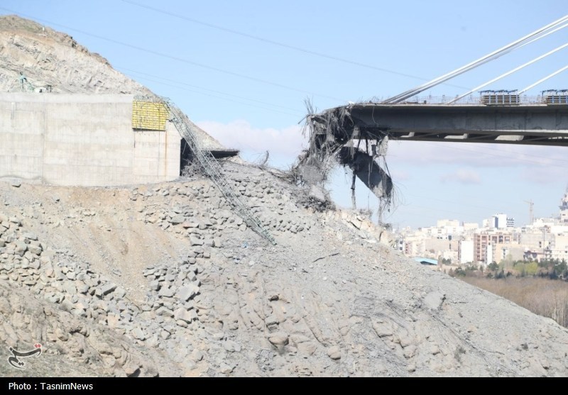 تصاویر پل B1 کرج پس از حمله آمریکایی ـ صهیونی