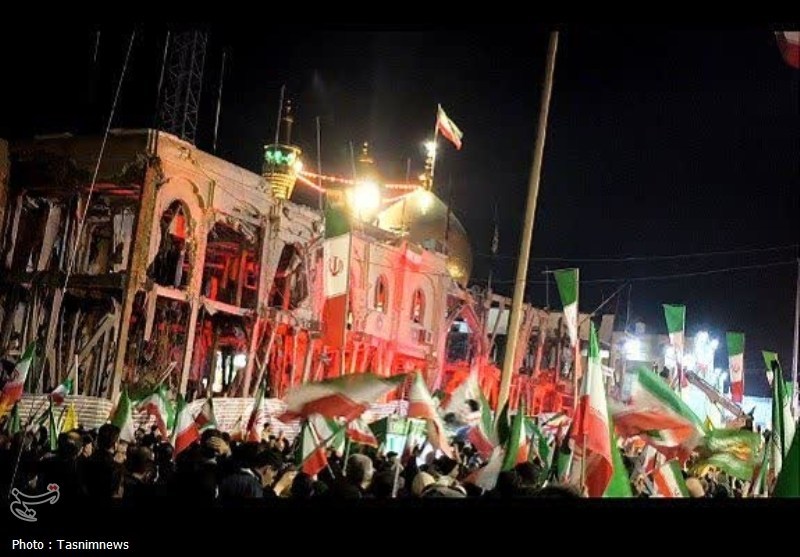 خروش حماسی مردم زنجان در محکومیت حمله آمریکایی -صهیونی به حسینیه اعظم