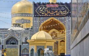 سیاه‌پوشی حرم امام رضا(ع) به مناسبت شهادت امام صادق(ع)+تصاویر