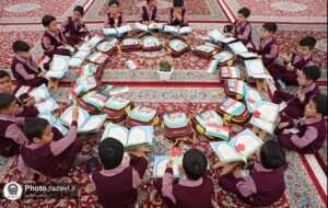 «فرشتگان مقاومت»به یاد شهدای میناب با حضور 12 هزار قرآن‌آموز+تصاویر