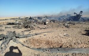 واقعه طبس تکرار شد/ تصاویر انهدام پرنده‌های متجاوز آمریکایی