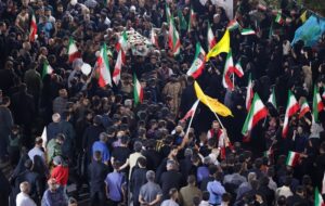 وداع با پیکر مطهر شهید حمله دشمن به نیروگاه اتمی بوشهر