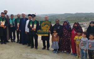 پرچم رضوی در میان مردم اهل سنت راز و جرگلان