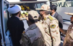 پیکر شهید امیرحسین عزیزی از سنندج بدرقه شد+تصاویر