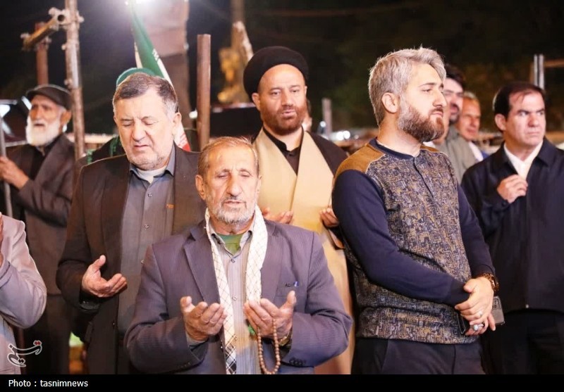 حماسهآفرینی یاسوجیها به شب هفتادوهفتم رسید+تصاویر اخبار یاسوج , شهید امام خامنه ای (ره) ,
