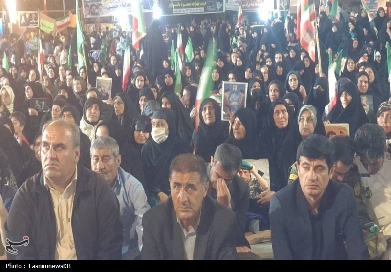 مراسم اربعین شهادت شهدای کوهسیاه برگزار شد+تصاویر اخبار کهگیلویه , شهدای مدافع وطن , جنگ رمضان ,