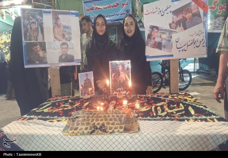 مراسم اربعین شهادت شهدای کوهسیاه برگزار شد+تصاویر اخبار کهگیلویه , شهدای مدافع وطن , جنگ رمضان ,