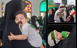بیعت از گهواره تا خیمه موعود؛ اشک مادران گیلانی برای علی‌اصغرهای زمان