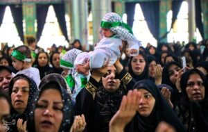 تجدید میثاق با شهدای کودک در شیرخوارگان حسینی