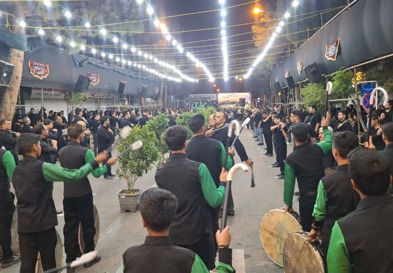 اخبار استان خراسان جنوبی , تاسوعا , حضرت عباس (ع) , عزاداری , حسینیه تسنیم , 