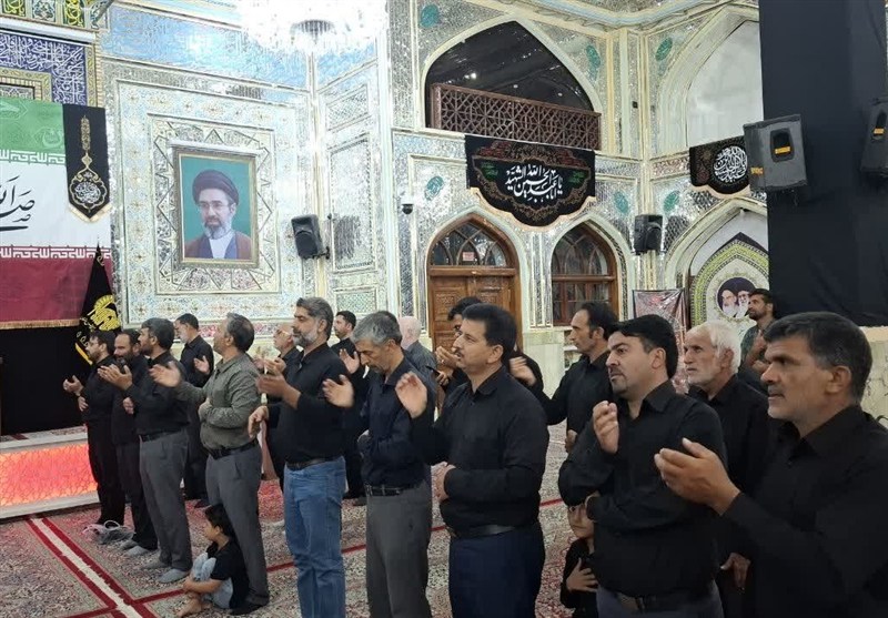 اخبار استان خراسان جنوبی , تاسوعا , حضرت عباس (ع) , عزاداری , حسینیه تسنیم , 