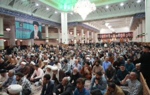 مراسم ترحیم آیت‌الله فیاض در حرم حضرت معصومه(س) برگزار شد+ عکس
