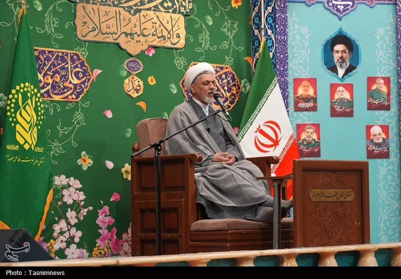 مراسم ترحیم آیتالله فیاض در حرم حضرت معصومه(س) برگزار شد+ عکس حضرت معصومه (س) , اخبار قم , رهبر انقلاب ,