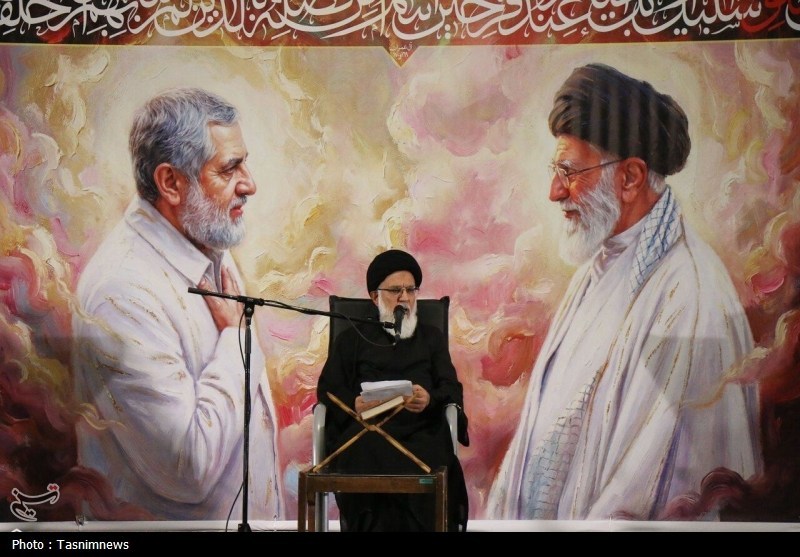 مراسم نخستین سالگرد شهادت سرلشکر شهید ایزدی در قم برگزار شد+ عکس اخبار قم , الحاج رمضان الشهید محمد سعید ایزدی , جنگ رمضان ,