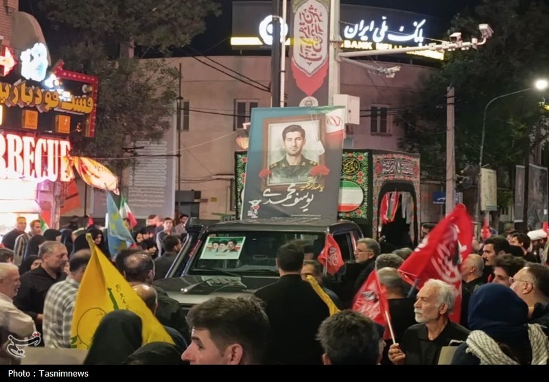 مراسم وداع با پیکر شهید سرافراز «یوسف محمدی» در زنجان برگزار شد اخبار زنجان , شهادت , حملات تروریستی ,