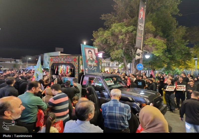 مراسم وداع با پیکر شهید سرافراز «یوسف محمدی» در زنجان برگزار شد اخبار زنجان , شهادت , حملات تروریستی ,