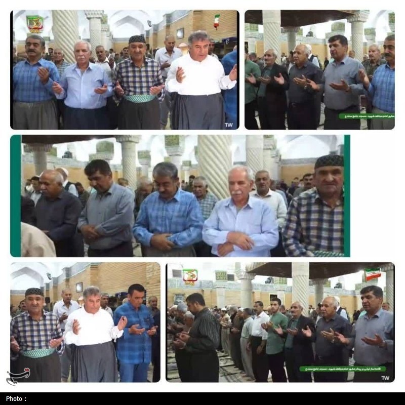 نماز غیابی اهل سنت کردستان بر پیکر رهبر شهید؛ تجدید عهد مردم با آرمانهای انقلاب+تصویر اخبار سنندج , اخبار استان کردستان , تشییع رهبر شهید , ستادهای نماز جمعه کشور , تشییع امام شهید , تشییع آیتاللهالعظمی سید علی خامنهای ,