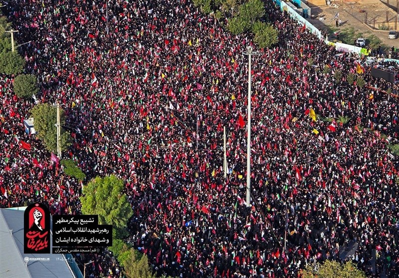 گزارش تسنیم از جزییات بدرقه آقای شهید ایران در قم/رویداد بزرگ تاریخ قم تشییع رهبر شهید , تشییع امام شهید , تشییع آیتاللهالعظمی سید علی خامنهای , بدرقه آقای شهید ایران , اخبار استان قم , آیتالله سید علی خامنهای ,